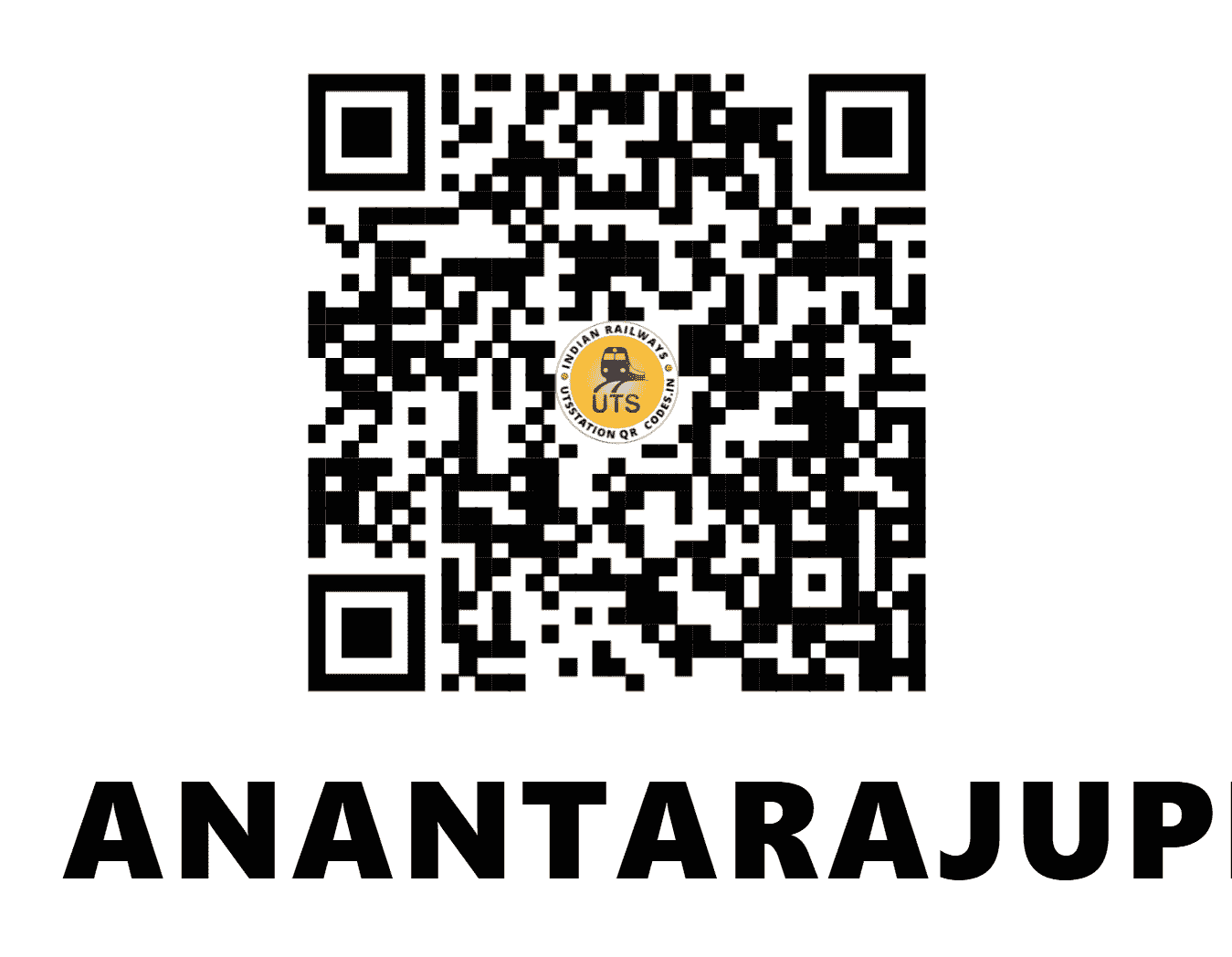 UTS QR Code for ANANTARAJUPET - ANE - SC (ANDHRA PRADESH)